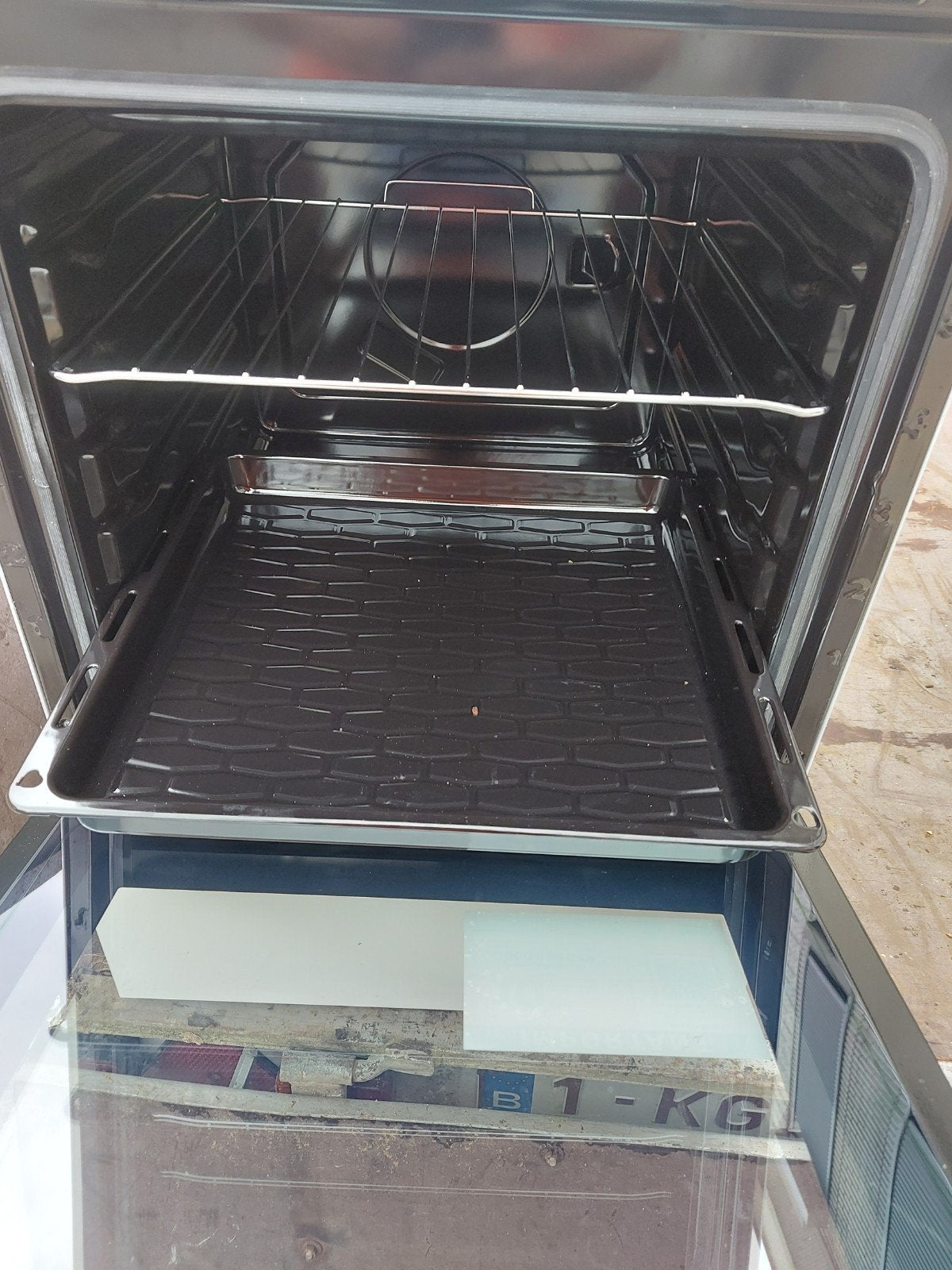 kookvuur met oven, Elektronische apparatuur, Ophalen, Oven
