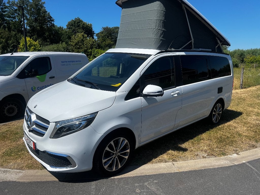 mercedes v 300 marco polo westfalia 117000 km, Auto's, Automaat, 4 cilinders, Startonderbreker, Wit