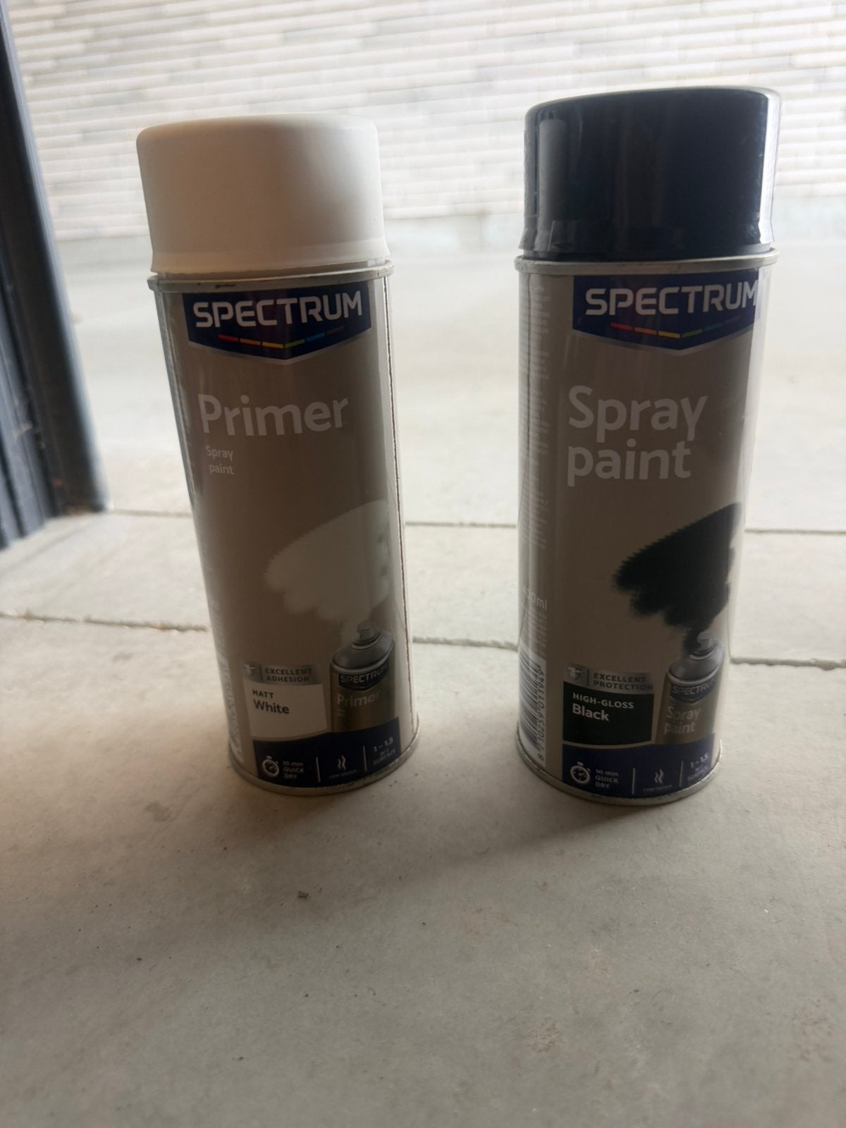 Spectrum primer en zwarte lak nieuw, Doe-het-zelf en Bouw, Verf, Beits en Lak, Ophalen of Verzenden, Nieuw, Lak