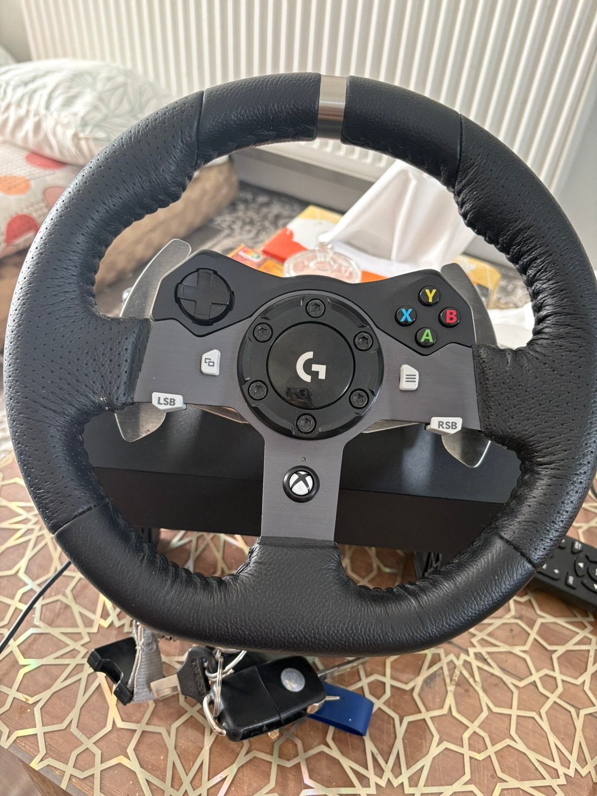 Logitech G920 Racing Wheel + Pedalen, Enlèvement, Comme neuf, Xbox One