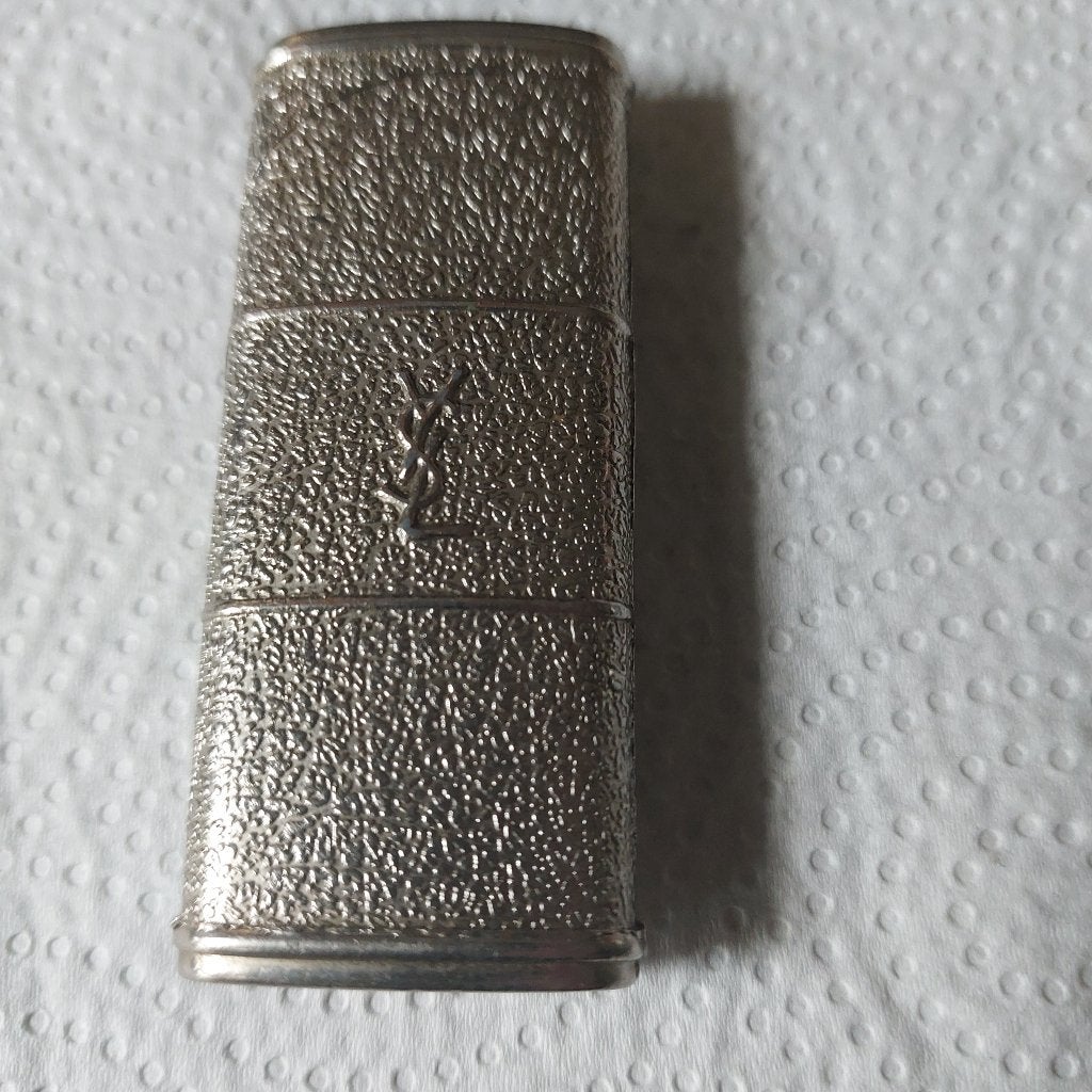zilverkleurige Yves  Saint Laurent - retro cigarette aanst, Enlèvement, Utilisé, Briquet
