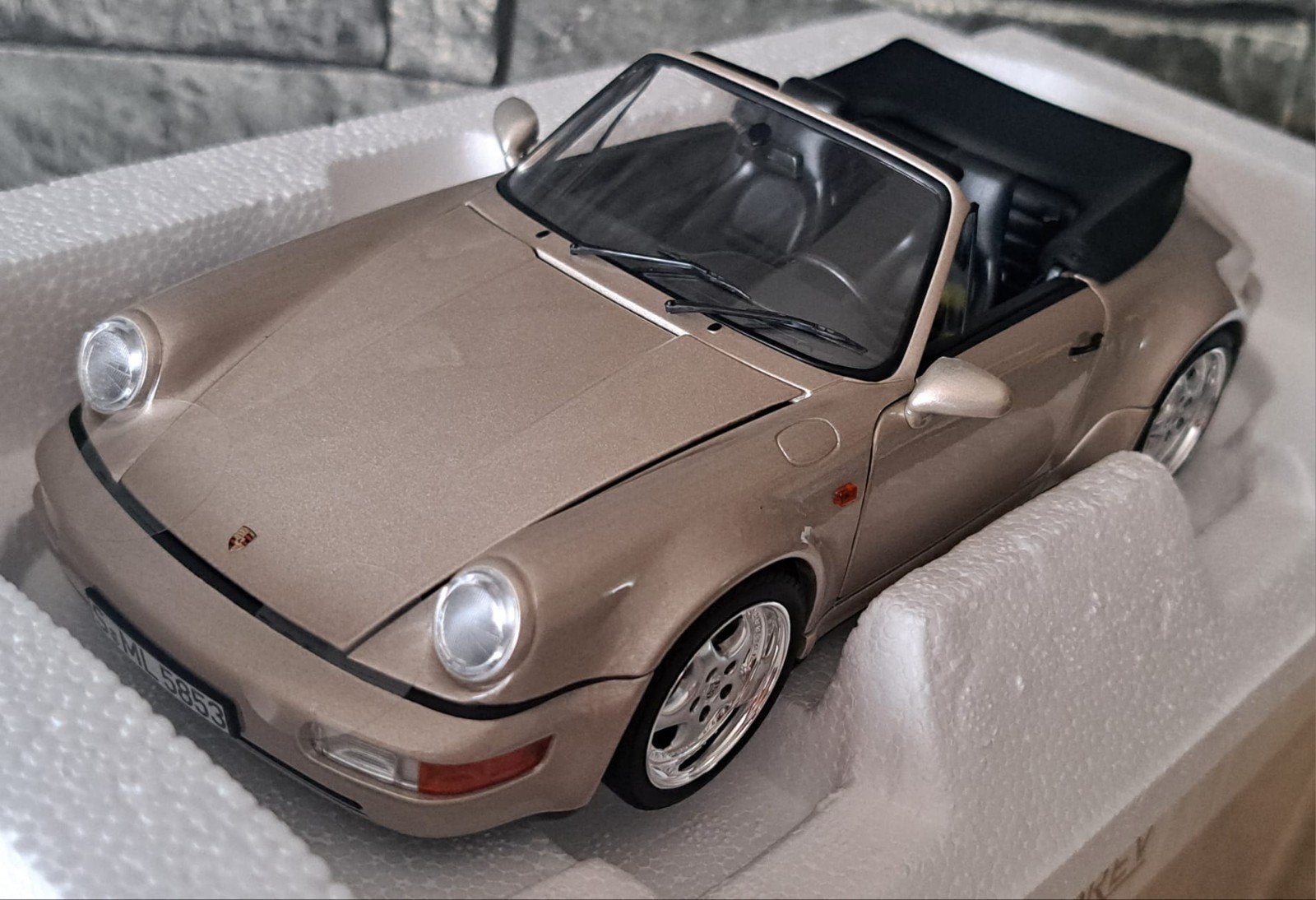 Porsche 911 Carrera 2 Turbo Look cabriolet 1/18éme, Neuf, Enlèvement ou Envoi, Voiture, Norev