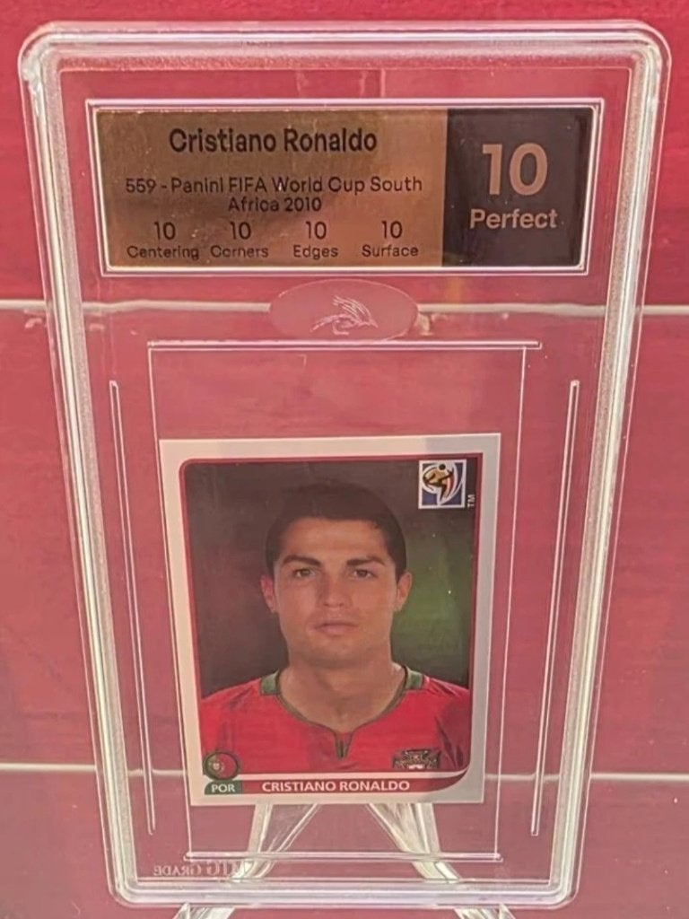 Panini WC 2010+CR7+Ronaldo+NO PSA+Grade 10+Ronaldo, Collections, Articles de Sport & Football, Enlèvement ou Envoi, Neuf, Affiche, Image ou Autocollant