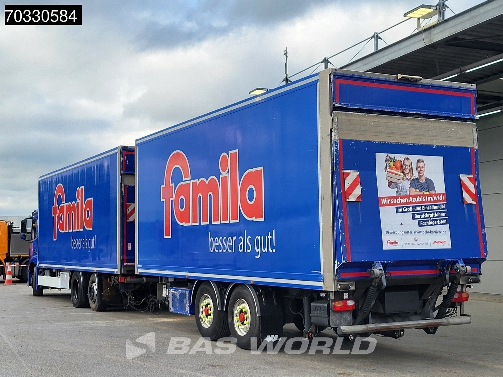 Mercedes Actros 2540 6X2, Auto's, Euro 6, Blauw, Bedrijf, Diesel