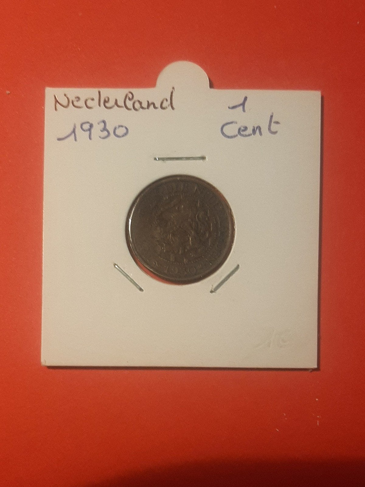 Pays-Bas - 1 cent 1930, Envoi, 1 centime