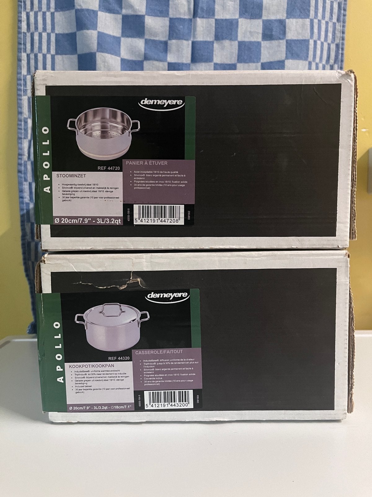 Set demeyere kookmaterialen, Huis en Inrichting, Keuken | Potten en Pannen, Ophalen, Nieuw, Demeyere