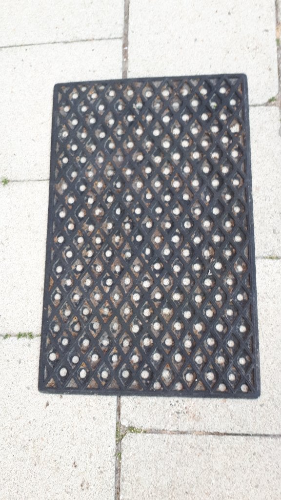 Rubberen mat deurmat 38 op 61 cm, Tuin en Terras, Ophalen