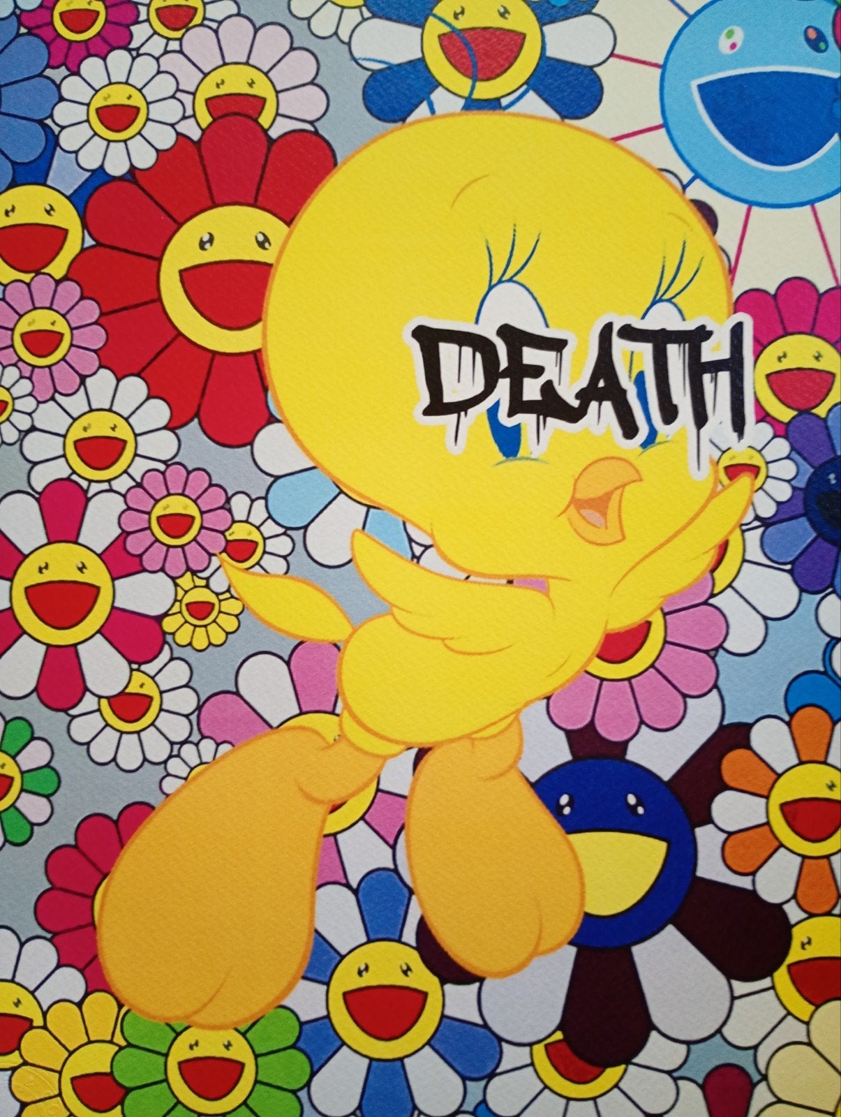 Murakami contre Tweety, Antiquités & Art, Art | Lithographies & Sérigraphies, Enlèvement