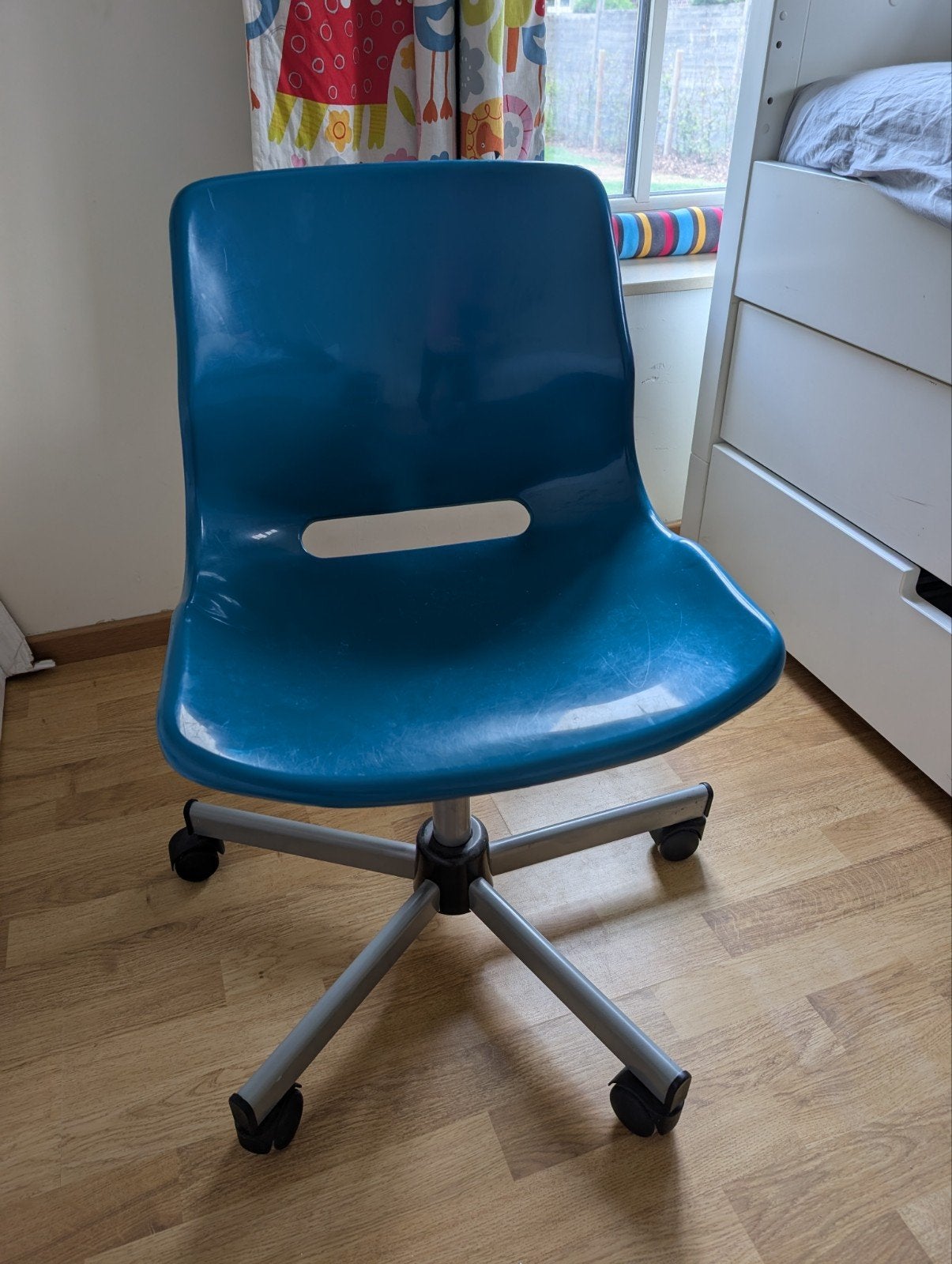 Ikea bureaustoel blauw, Huis en Inrichting, Ophalen, Blauw, Bureaustoel