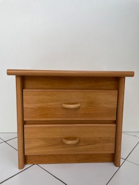 -	Kastjes met 2 lades, set, lichte beuk, Ophalen, Minder dan 50 cm, Gebruikt, 1 of 2 laden