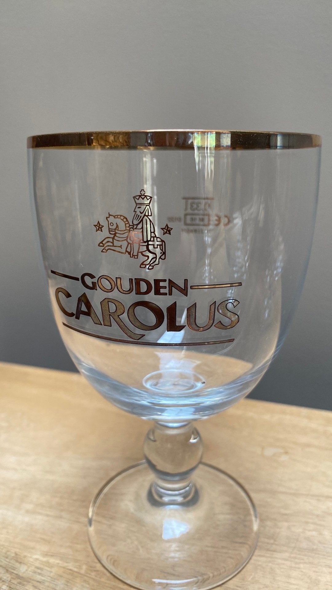 Set van 6 nieuwe Gouden Carolus bierglazen 33 cl – origineel, Verzamelen, Biermerken, Ophalen, Nieuw, Glas of Glazen, Duvel