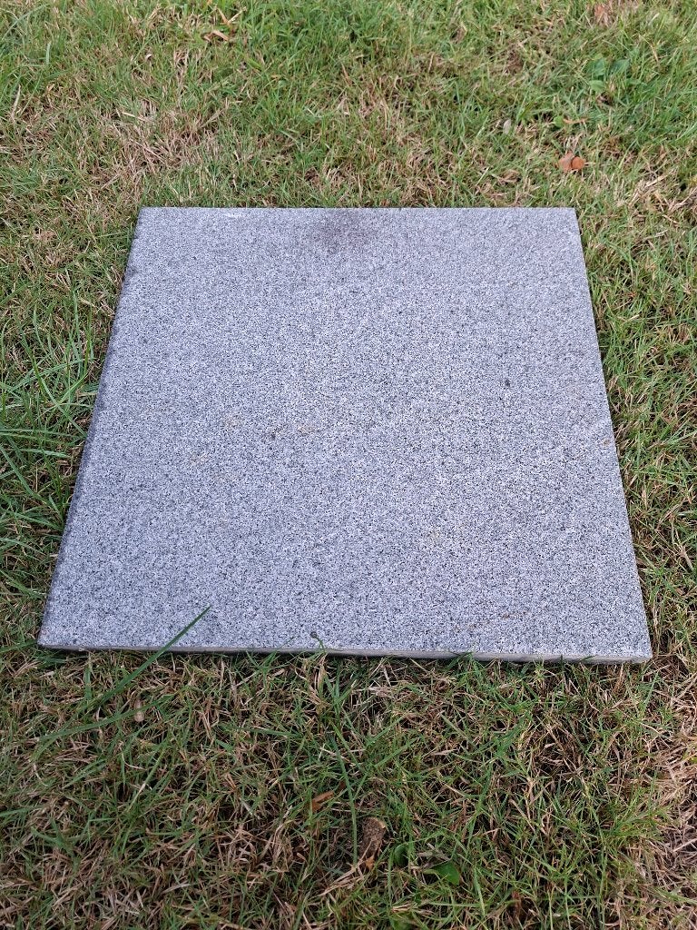 Terras tegels in.graniet, Ophalen, Gebruikt, Terrastegels, Natuursteen