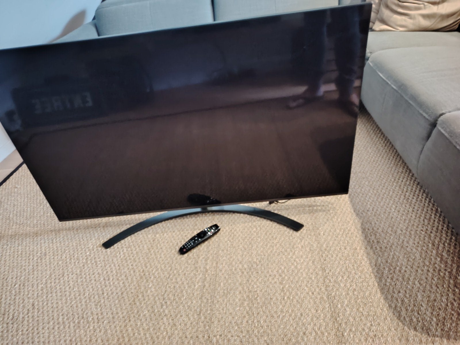 LG Manocell 55 inch, Ophalen, 50 Hz, LCD, 100 cm of meer