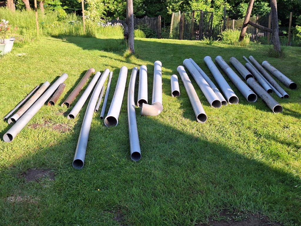 Lot pvc buizen, Enlèvement, PVC