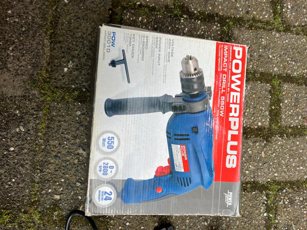 Powerplus POW 30010 slagboormachine, Bricolage & Construction, Enlèvement, Utilisé