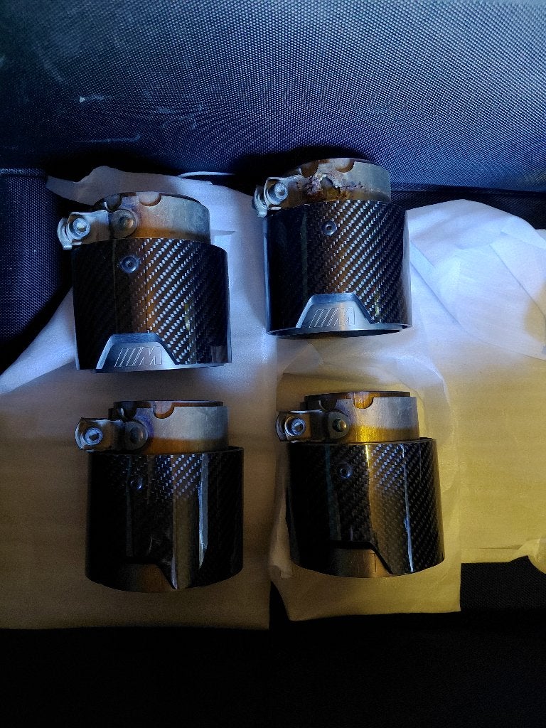 Embouts M Performance, Autos : Pièces & Accessoires, Systèmes d'échappement, Enlèvement, Utilisé, BMW