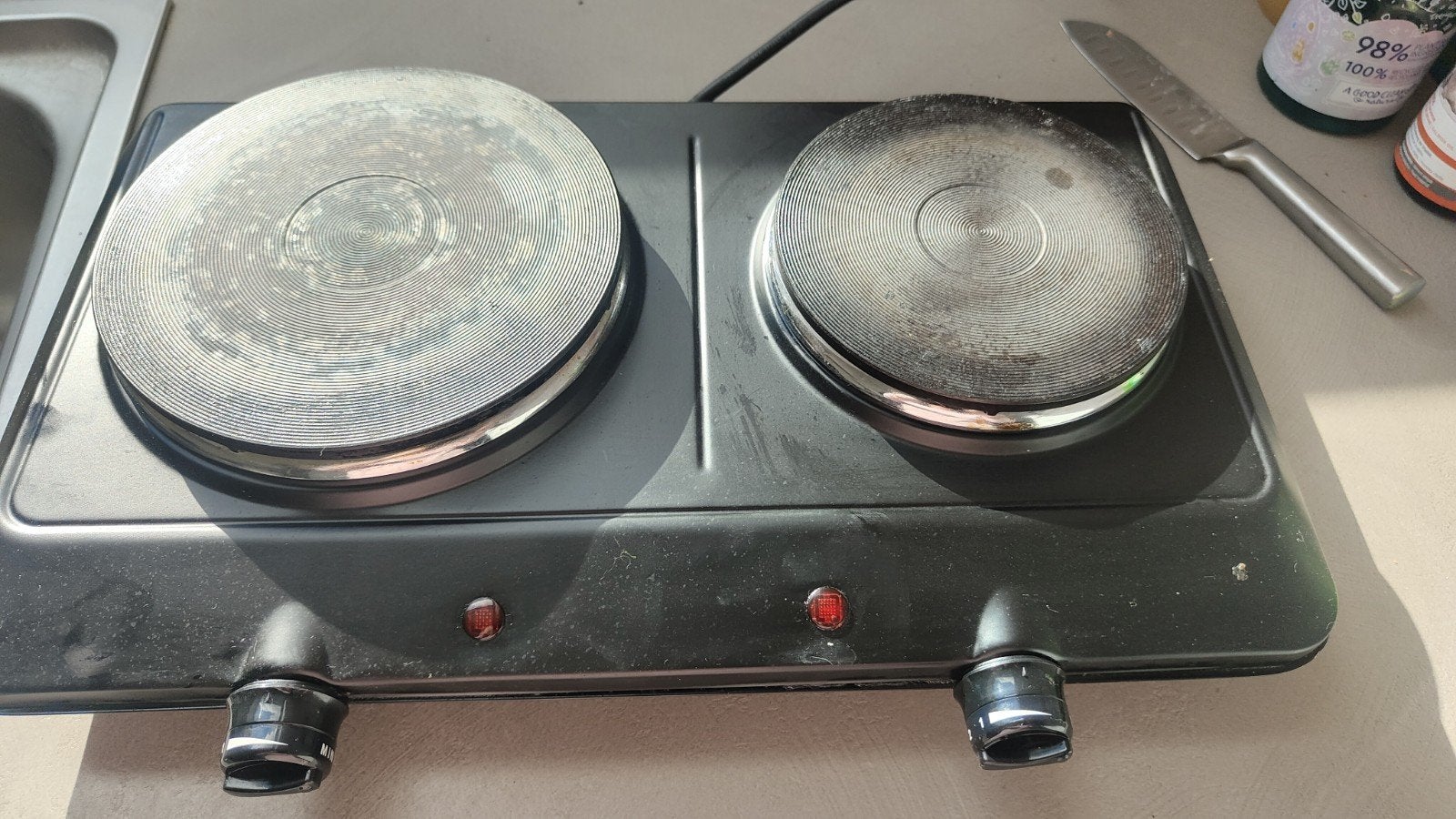 elektrisch kookvuur, Electroménager, Enlèvement, Utilisé, Électrique, 3 zones de cuisson ou moins