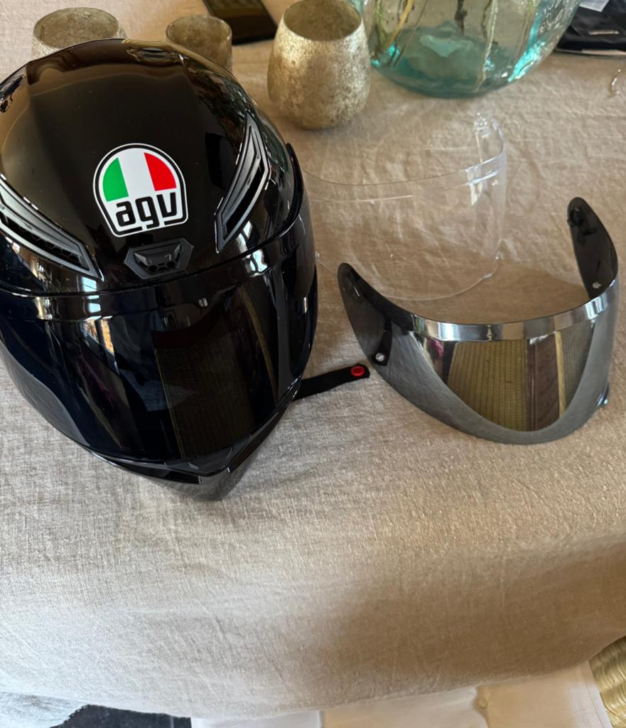 AGV K1S BLACK M (57-58) + VISORS, Motoren, Kleding | Motorhelmen, Ophalen, M, AGV