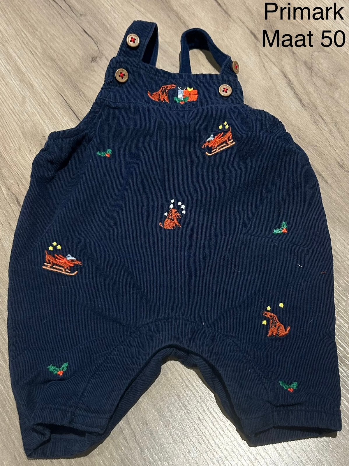Donkerblauwe salopette (Primark, maat 50), Ophalen of Verzenden, Zo goed als nieuw