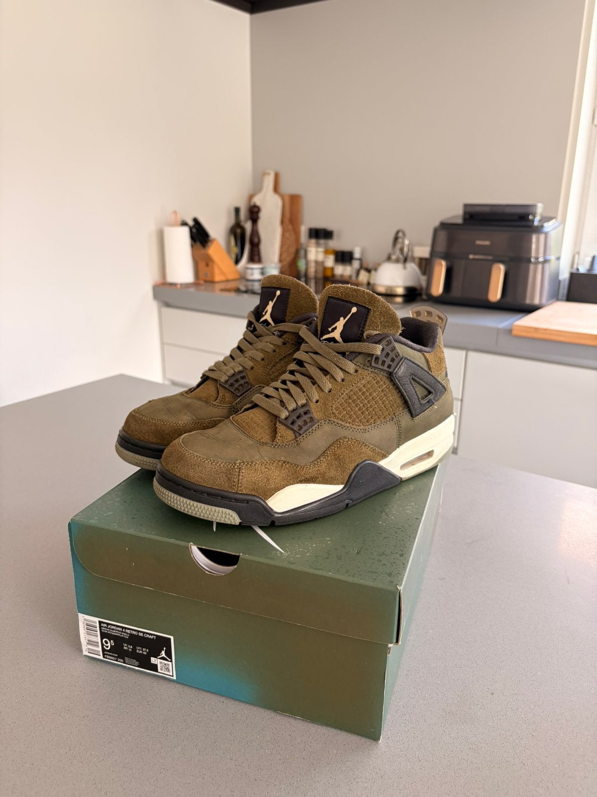 AIR jordan 4 retro se craft + box, Overige kleuren, Verzenden, Zo goed als nieuw, Sneakers