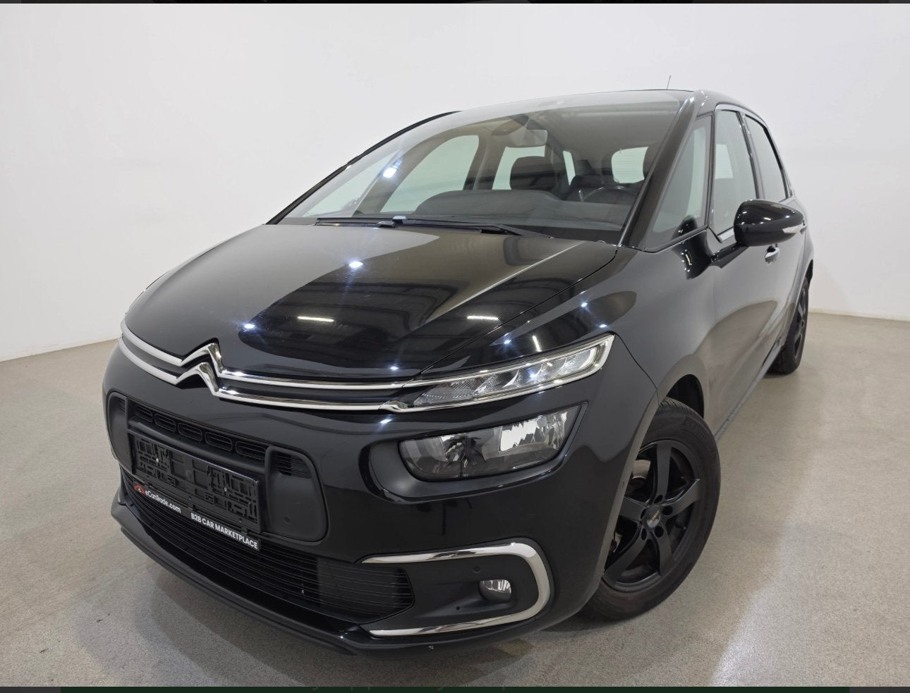 Citroen C4 Picasso 2018 1.5 diesel Automaat, Auto's, Stof, 4 cilinders, 103 g/km, Zwart