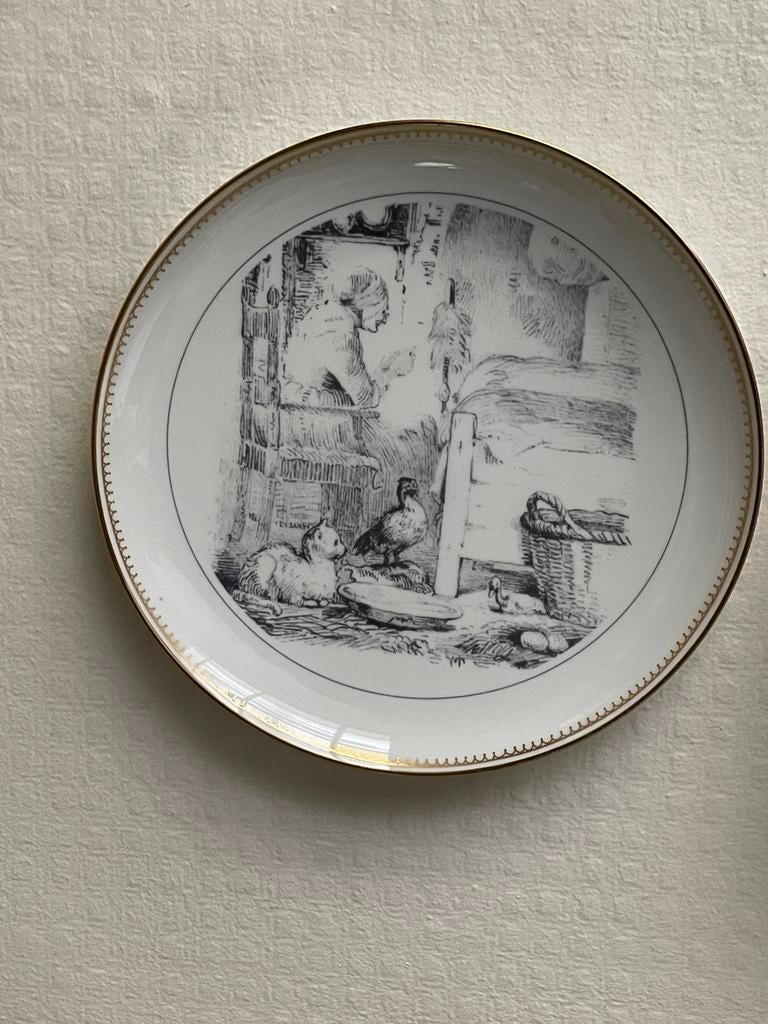 Wandbordjes Hans Christian Anderson, Ophalen