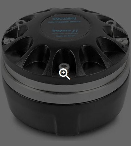 Beyma SMC225Nd Compressie driver 2 Stuks, Overige merken, Stereo speakers, Ophalen of Verzenden, Zo goed als nieuw