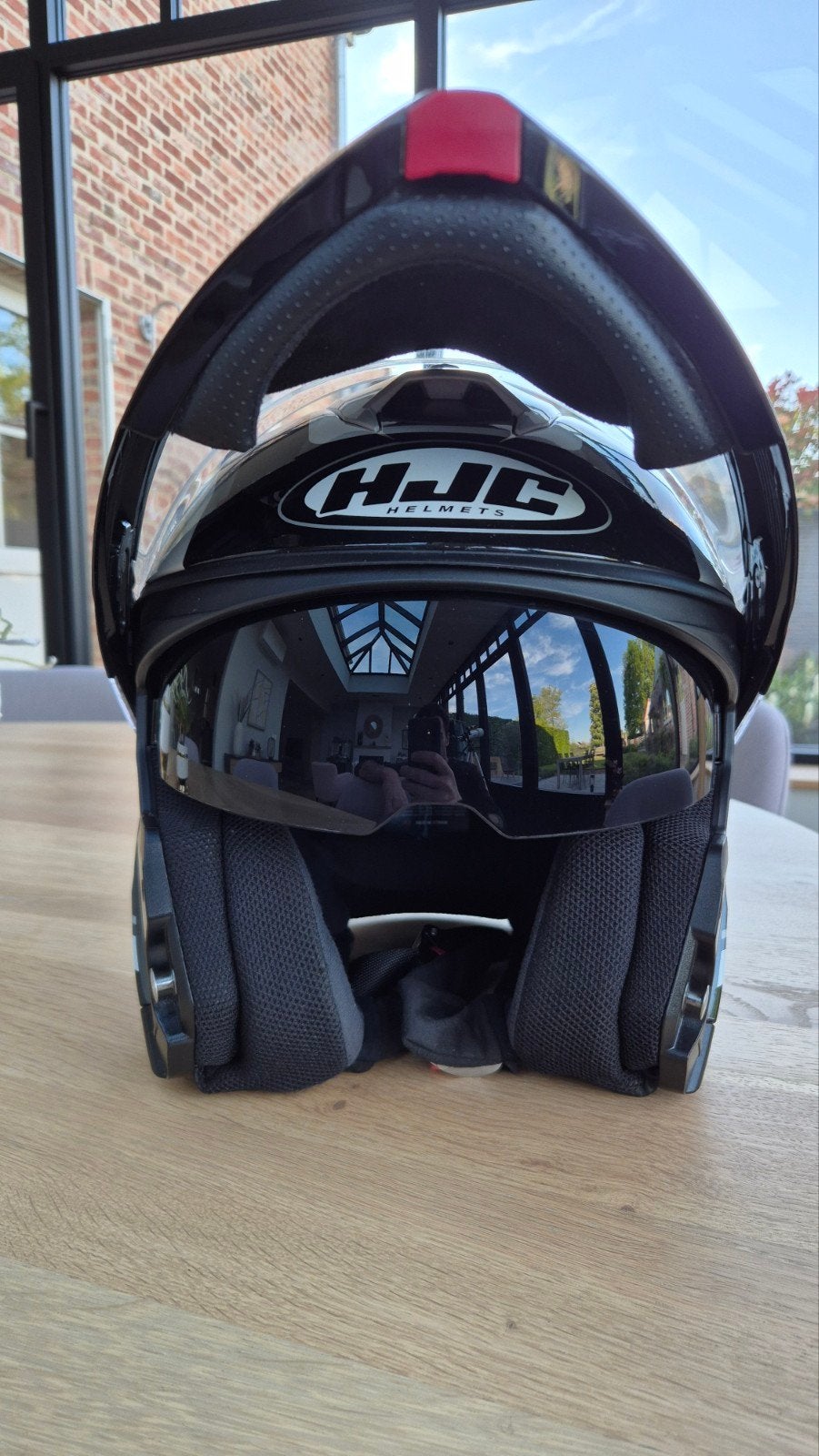 HJC systeem helm., Motoren, Kleding | Motorhelmen, Ophalen of Verzenden, L, HJC