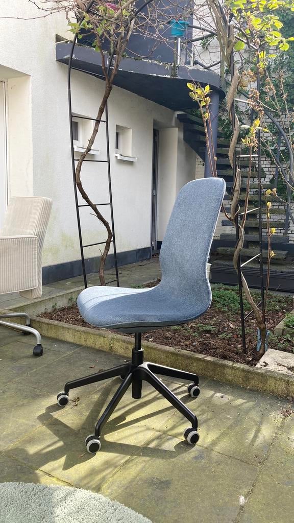 Bureaustoel ikea, Huis en Inrichting, Ophalen, Gebruikt, Blauw, Bureaustoel