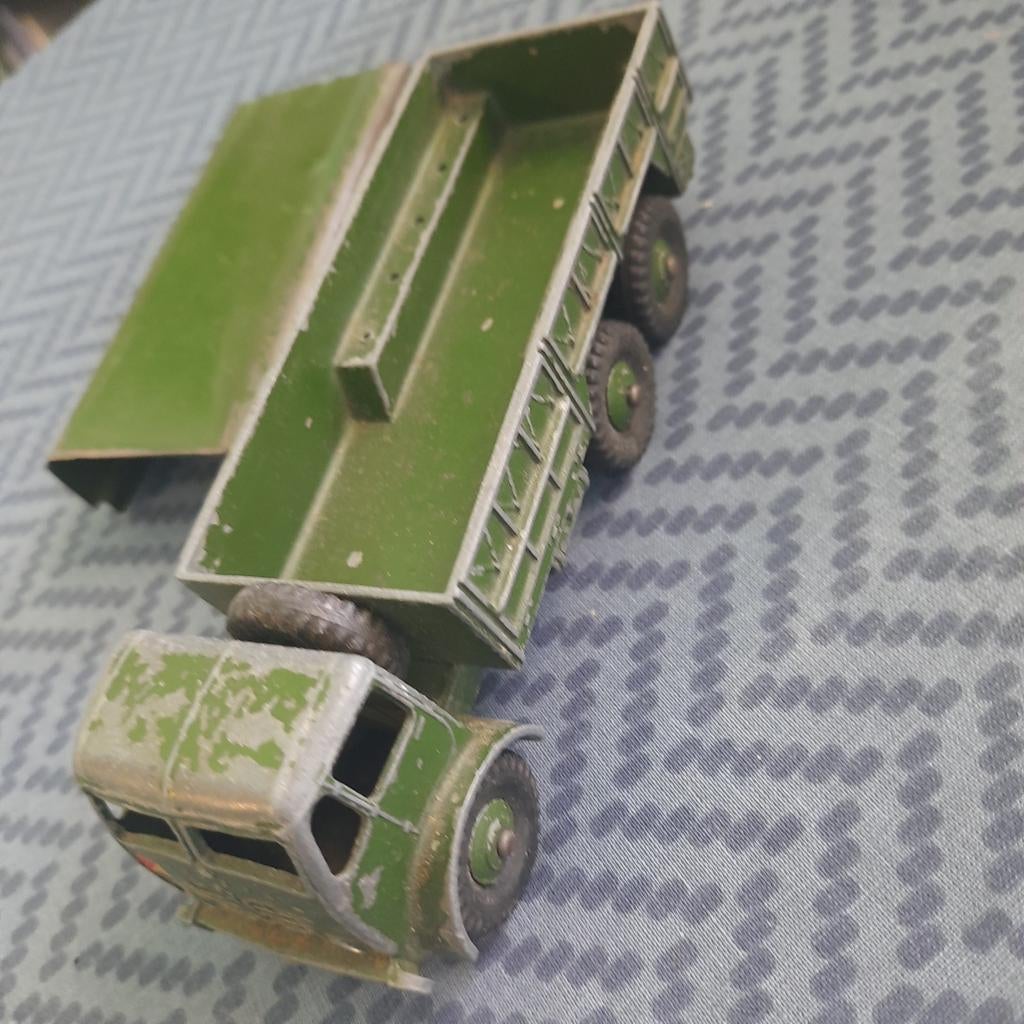 DINKY SUPERTOYS UK nr.622: 10-TON ARMY TRUCK * VINTAGE *, Ophalen, Gebruikt, Bus of Vrachtwagen, Dinky Toys
