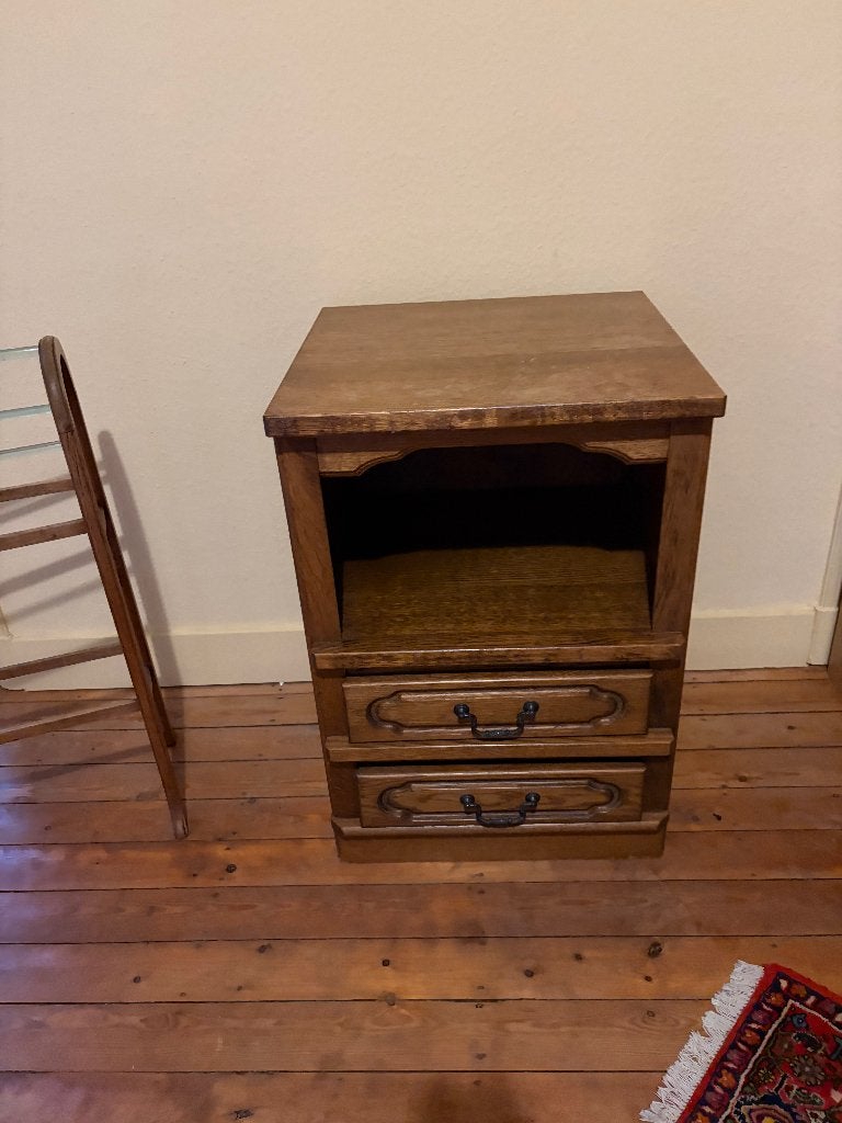 Table de nuit, Maison & Meubles, Chambre à coucher | Tables de chevet, Enlèvement, Utilisé, Bois