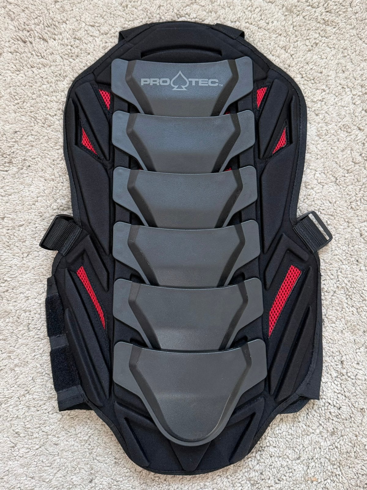 Pro-tec rugbeschermer maat L, Sport en Fitness, Snowboarden, Ophalen, Zo goed als nieuw, Helm of Bescherming