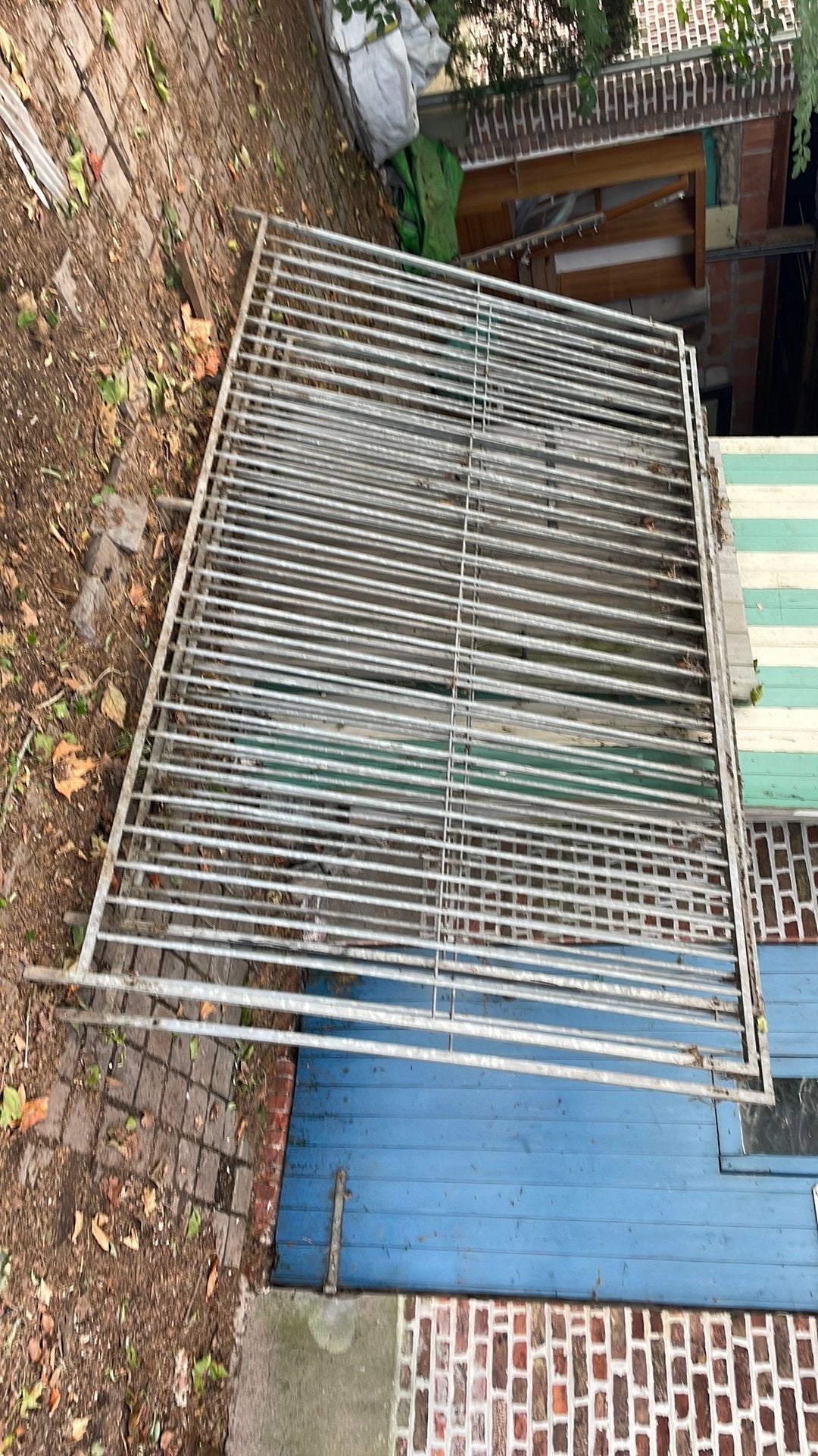 Ijzeren  afsluiting 4 stuks, Dieren en Toebehoren, Stalling en Weidegang