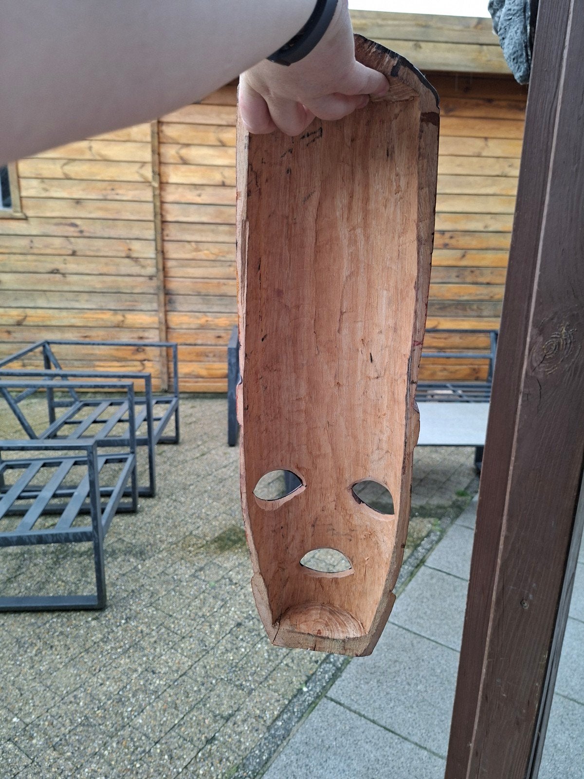 Afrikaans houten wandmasker, Antiek en Kunst, Kunst | Niet-Westerse kunst, Ophalen