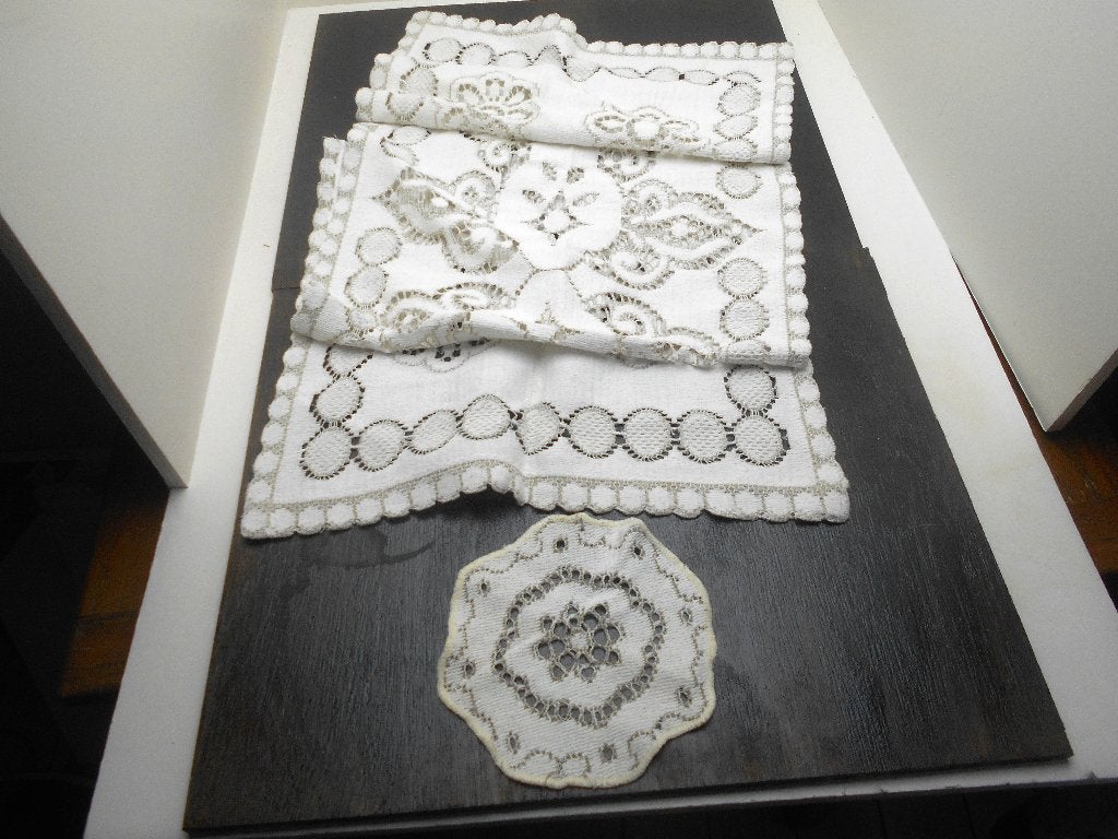 lot de 2 napperons, Enlèvement ou Envoi, Utilisé, Autres types