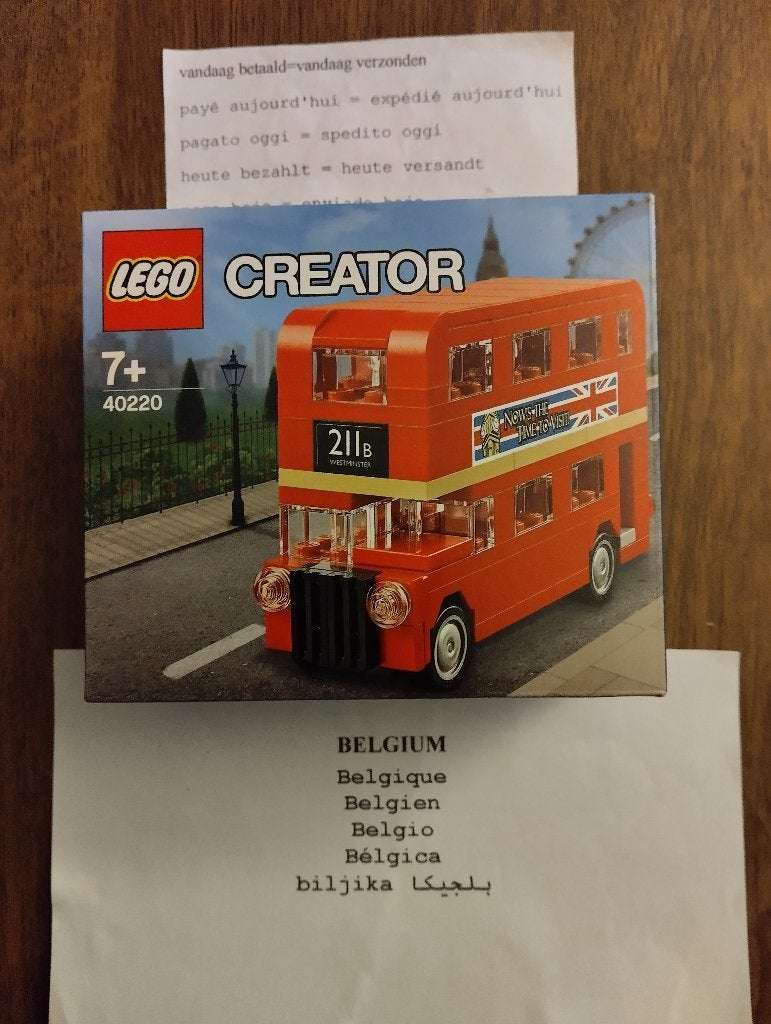 LEGO Creator 40220 London Bus-New-, Enfants & Bébés, Jouets | Duplo & Lego, Neuf, Lego, Ensemble complet, Complet, Boîte incluse
