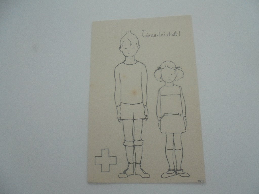 croix rouge-tiens-loi droit, Collections, Enlèvement ou Envoi, 1960 à 1980, Non affranchie, Autres thèmes