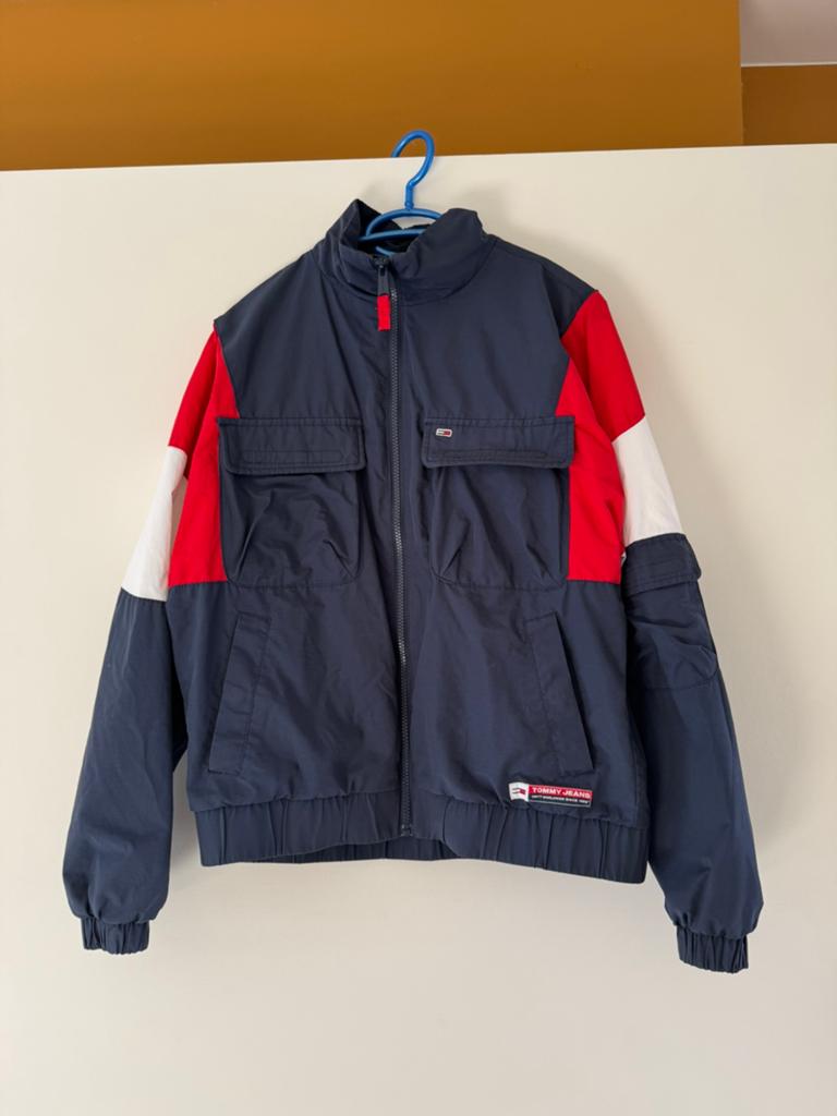 Veste coupe-vent Tommy Jeans, Envoi, Comme neuf, Taille 34 (XS) ou plus petite, Bleu