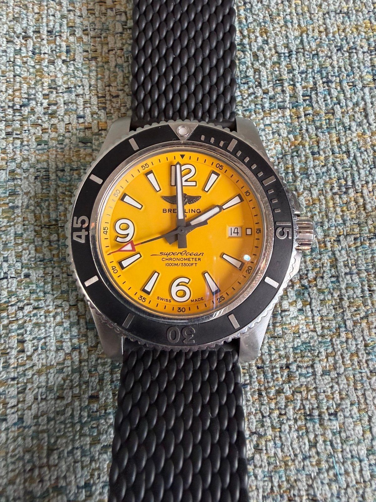 Breitling Superocean, Ophalen, Staal, Breitling, Polshorloge
