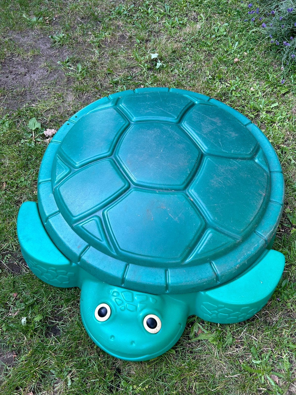 Zandbak schildpad (van little tikes) met deksel, Enlèvement, Utilisé