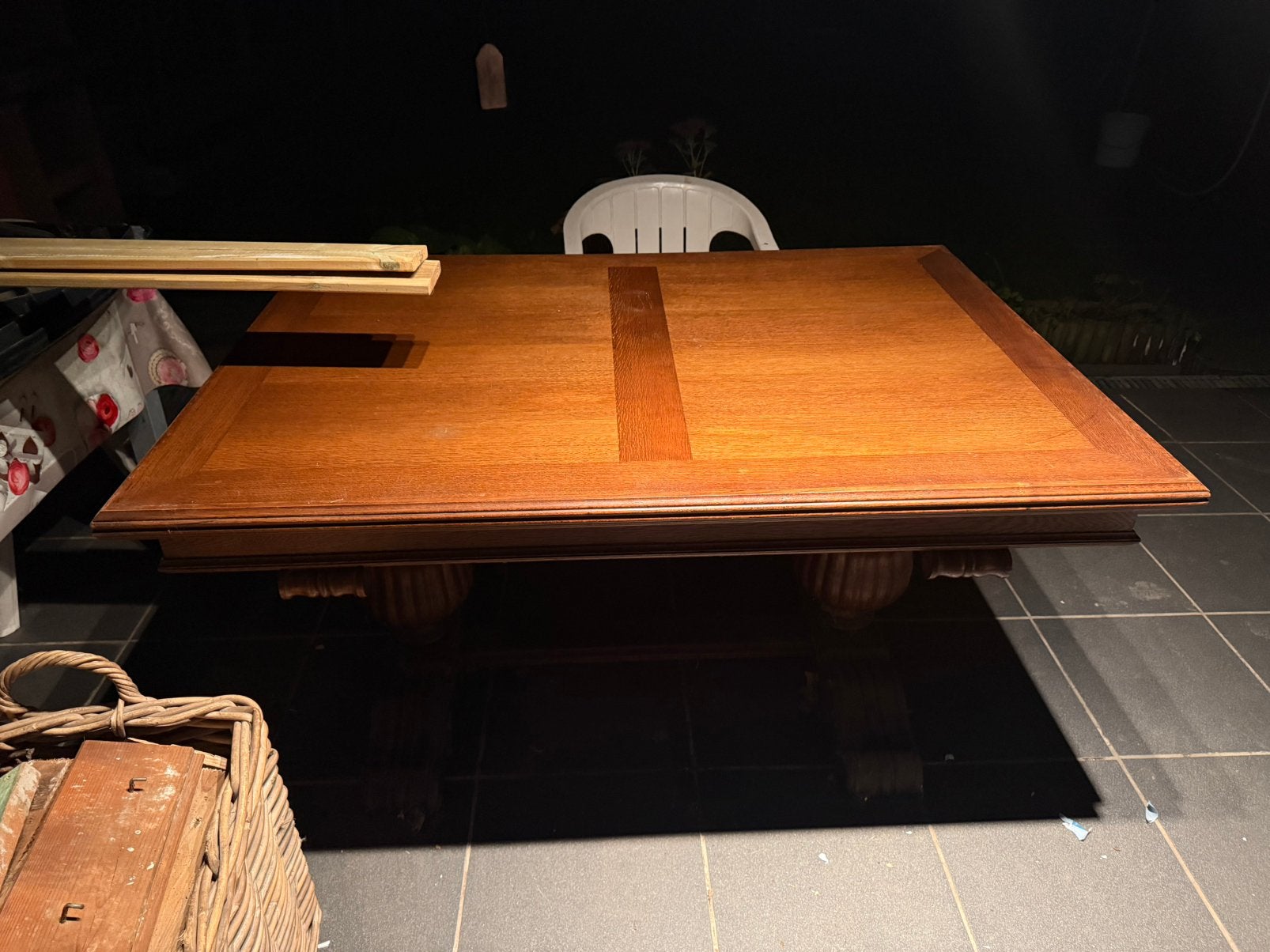 Eiken tafel te koop, Ophalen, Zo goed als nieuw