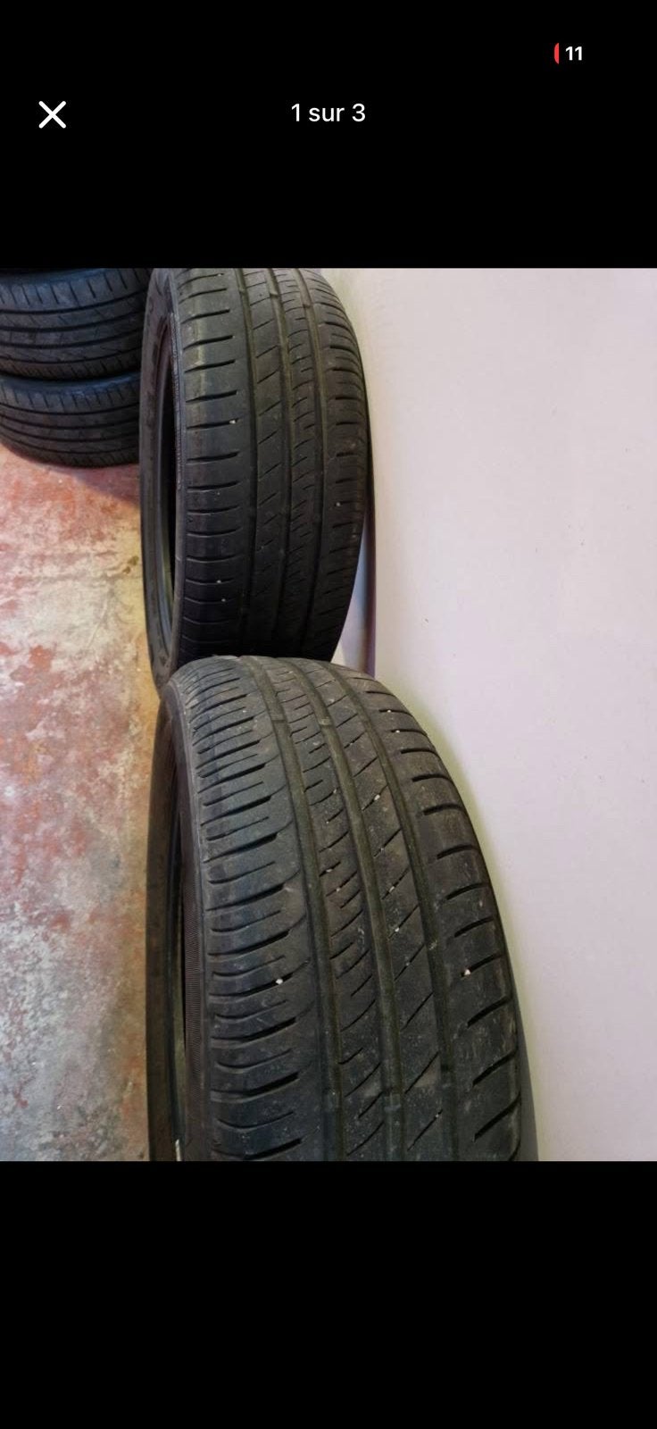 2 pneus ete 205/55/16 91V Homologue Audi, Enlèvement, Comme neuf