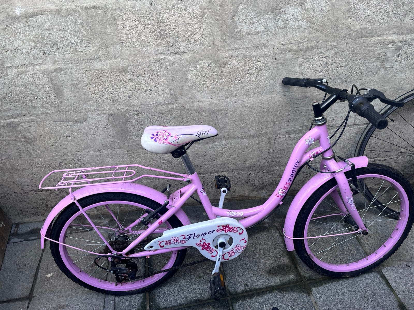 Vélo fille 20 pouces rose (6-10 ans) - 6 vitesses, Vélos & Vélomoteurs, Enlèvement, Comme neuf, 20 pouces, Vitesses