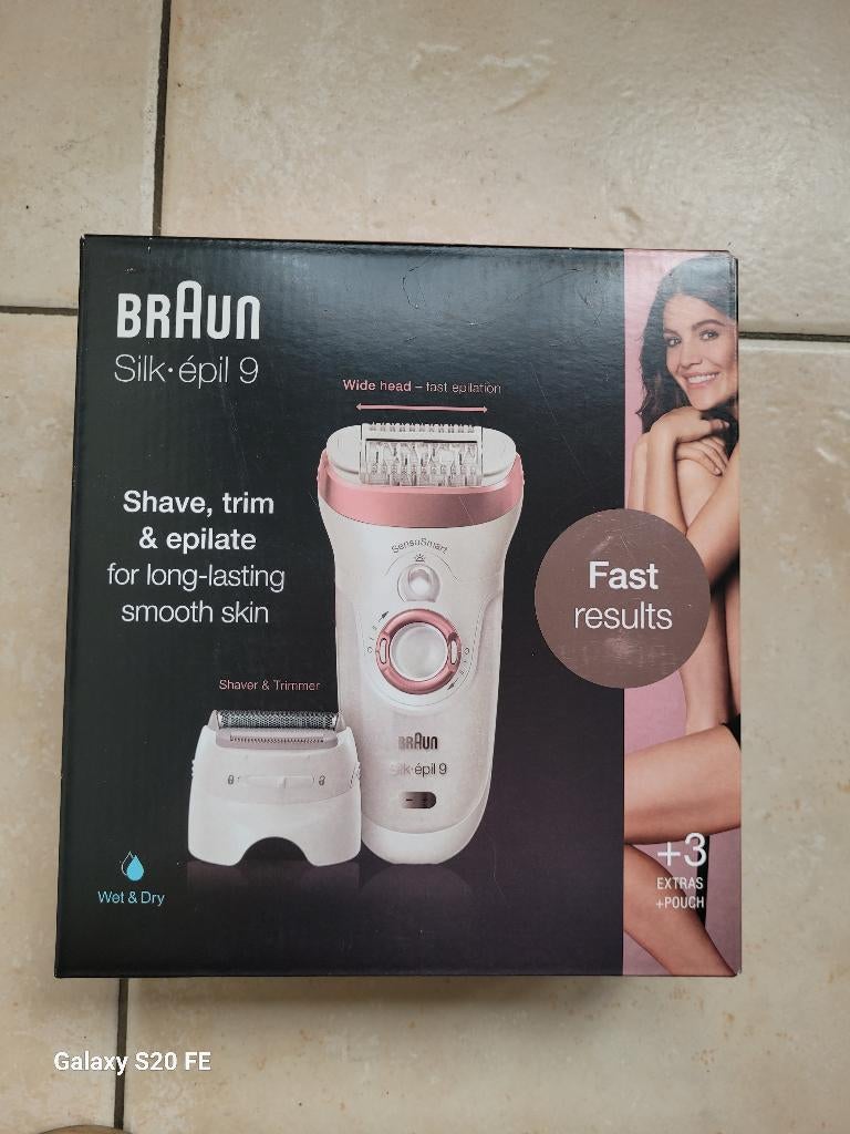 Braun Silké épil 9 Shave, trim en epilate, Ophalen, Nieuw, Scheren en Epileren