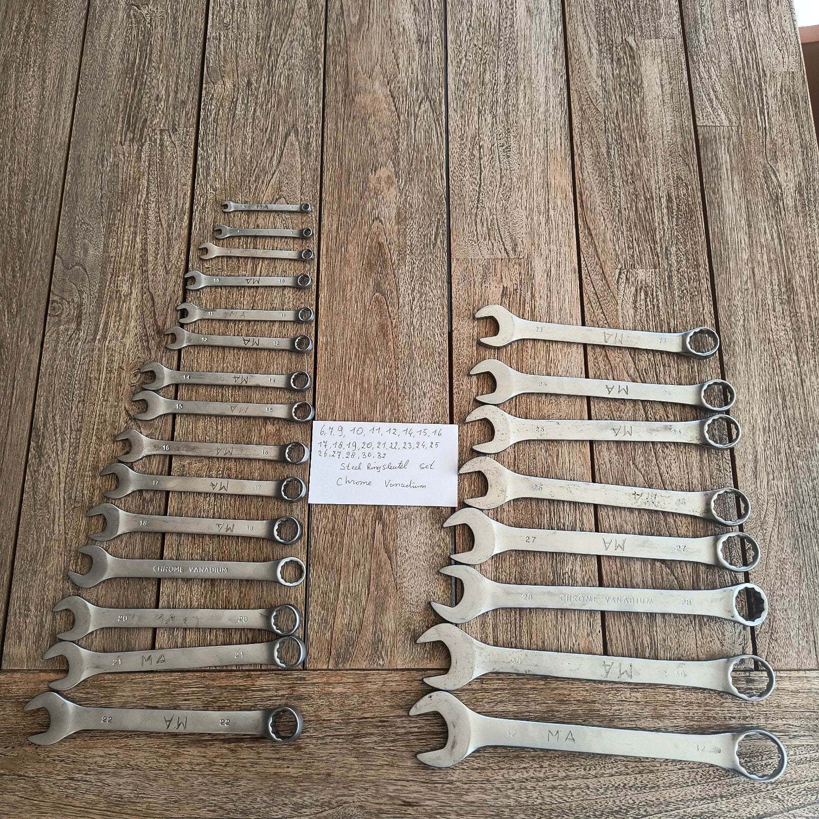 steek ringsleutel set, Ophalen of Verzenden