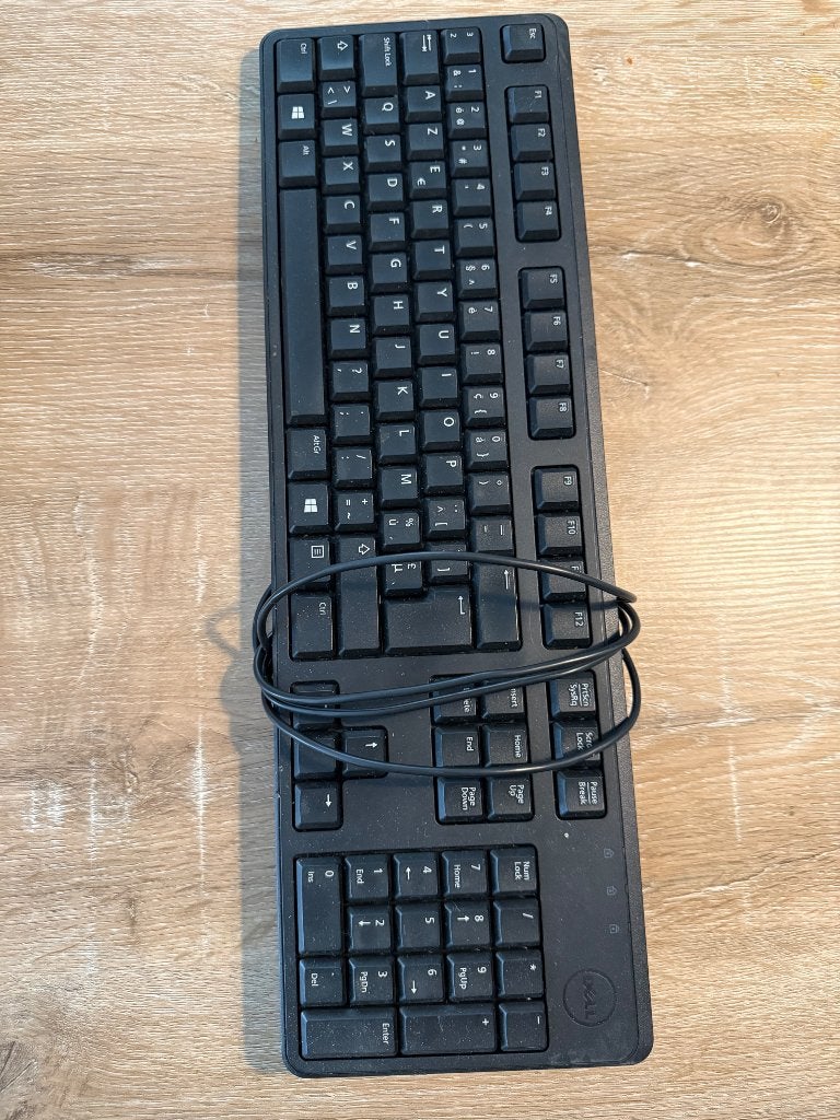 Dell AZERTY toetsenbord met numeriek klavier – zwart, Informatique & Logiciels, Enlèvement ou Envoi, Pavé numérique, Azerty, Utilisé