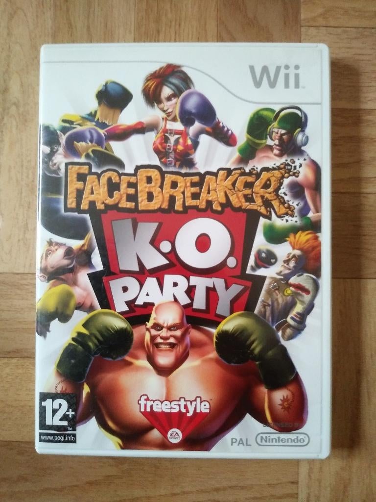 Facebreaker KO Party, spel voor Wii of Wii U, Vechten, 2 spelers, Ophalen of Verzenden, Zo goed als nieuw