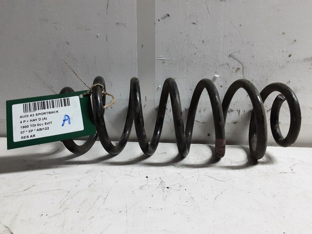 RESSORT DE SUSPENSION ARRIERE Audi A3 Sportback (8PA), Mevr. I. Hauben, Audi, Utilisé, Rue de l'Espoir 34 34
4030  GRIVEGNÉE, BE