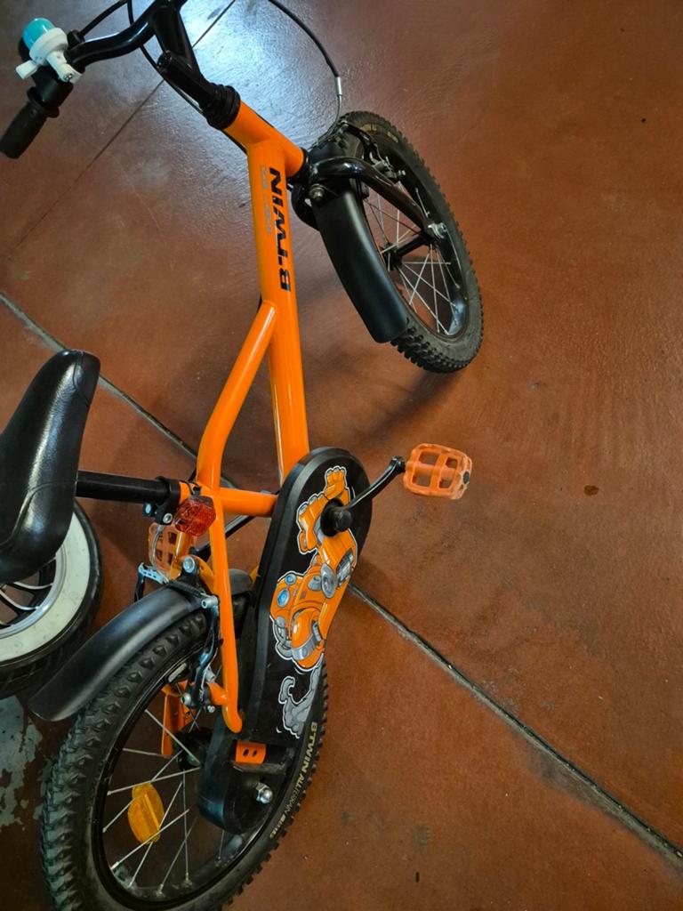 Vélo enfant, Enlèvement