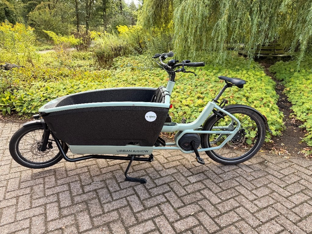 Urban Arrow FamilyNext Pro Groen Twee Maanden Gebruikt, Autres marques, 47 à 51 cm, Enlèvement ou Envoi, 50 km par batterie ou plus
